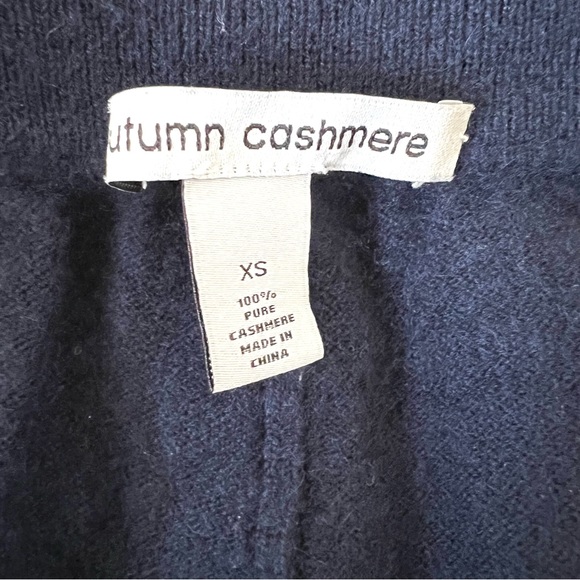 Autumn Cashmere 100% Cashmere Joggers Size XS Blue Casual Loungewear Pants - Picture 6 of 7